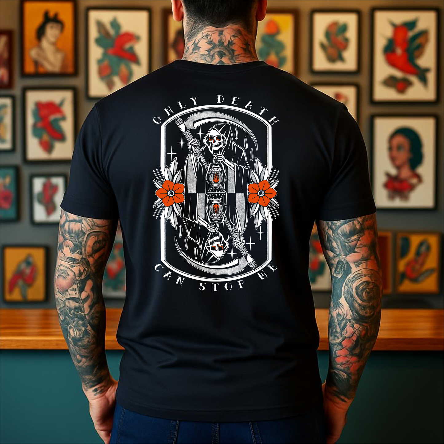 ⚡️HIGH VOLTAGE APPAREL⚡️ ONLY DEATH CAN STOP ME