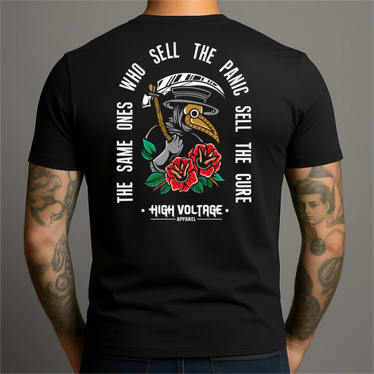 High Voltage Apparel Sell The Panic Sell The Cure