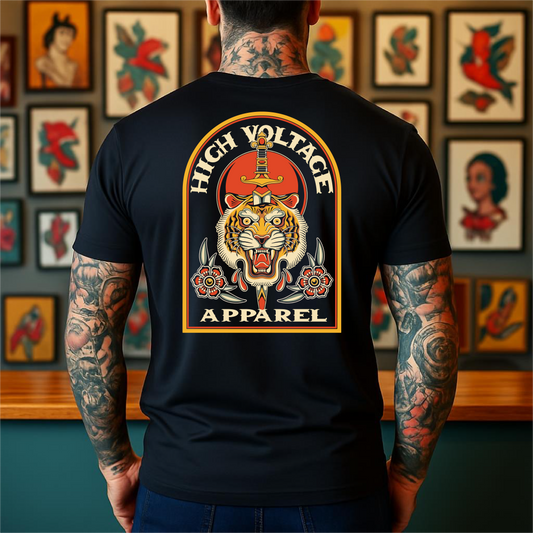 High Voltage Apparel Traditional Tiger